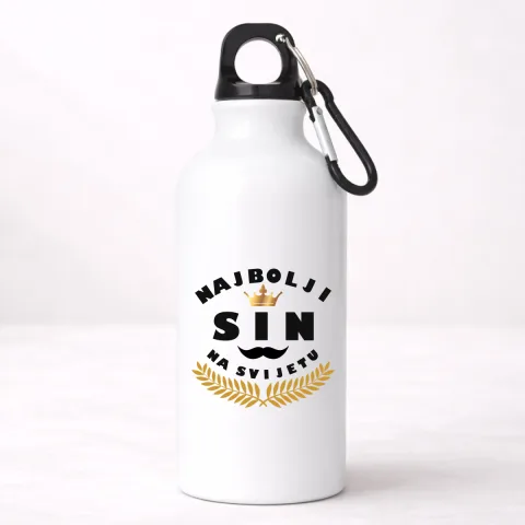 Najbolji sin na svijetu - Aluminijumska boca – izdelek sa printom