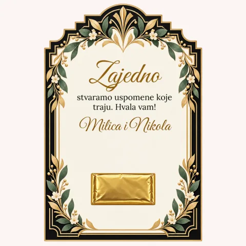 Zahvalnica · Crno zlato