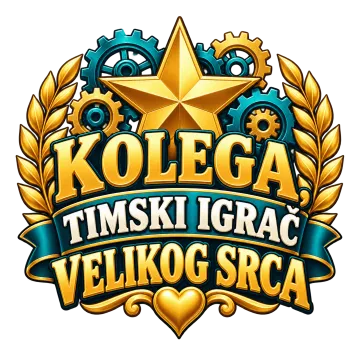 Kolega, timski igrač velikog srca na proizvodu