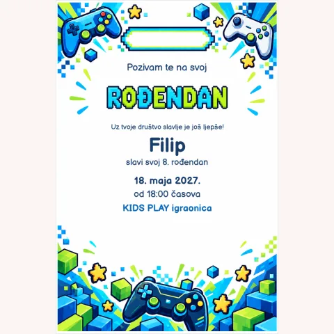 Pozivnica · Gaming avantura