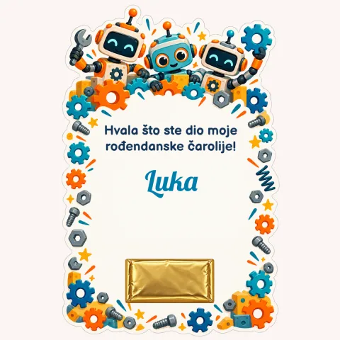 Zahvalnica · Robotska radionica