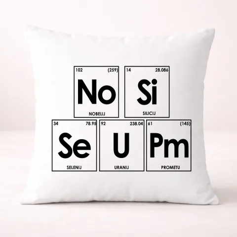 No Si Se U Pm - Jastuk