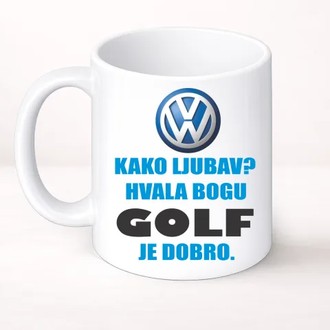 Kako ljubav? Hvala bogu GOLF je dobro - Šolja Classic