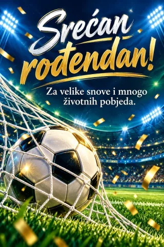 Честитка · Срећан рођендан - Гол за срећу
