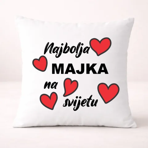 Najbolja majka na svijetu - Jastuk – proizvod sa printom