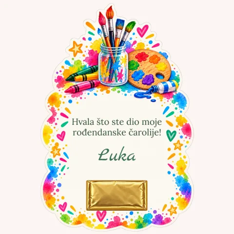 Zahvalnica · Šarena umjetnička zabava