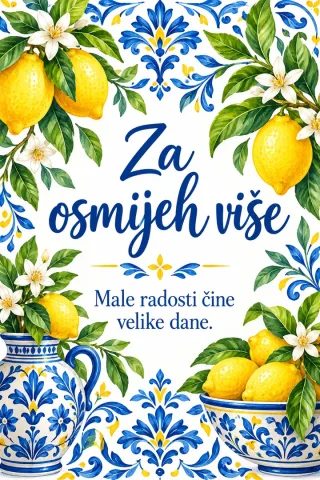 Čestitka · Za osmijeh više