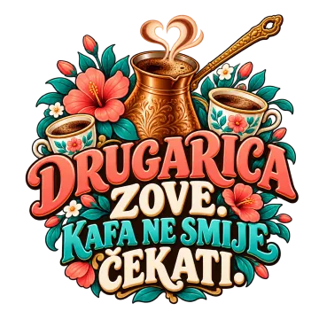 Drugarica zove. Kafa ne smije čekati. na proizvodu