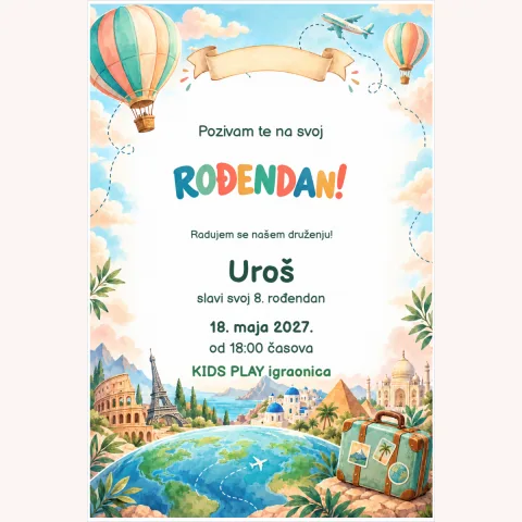 Pozivnica · Put oko svijeta