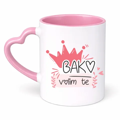 Bako volim te - Šolja Srce