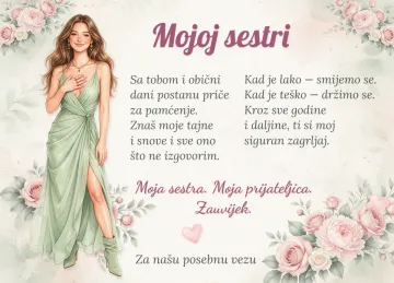 Mojoj sestri · Zauvijek uz tebe na proizvodu