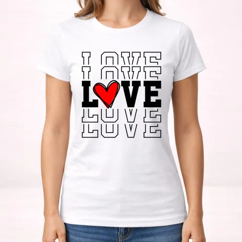 Love - Majica - Ženska – proizvod sa printom