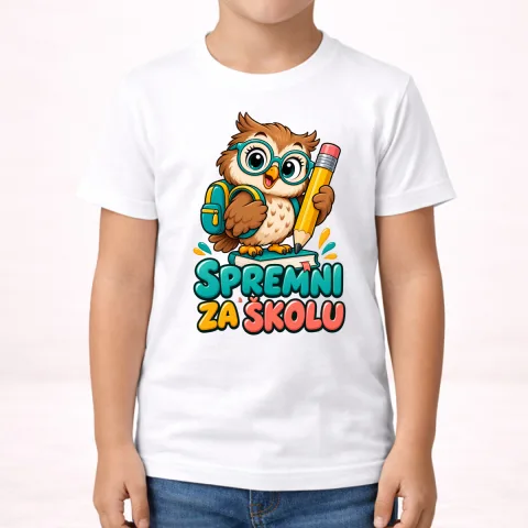 Spremni za školu - Majica - Dječija
