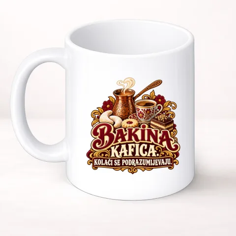 Bakina kafica. Kolači se podrazumijevaju - Šolja Classic
