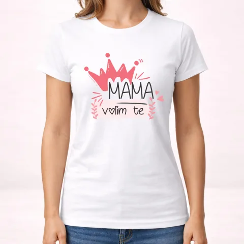 Mama volim te - Majica - Ženska – proizvod sa printom