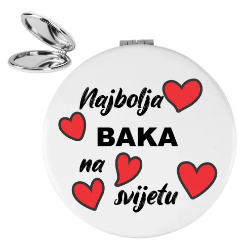 Najbolja baka na svijetu 2 - Ogledalce – izdelek sa printom