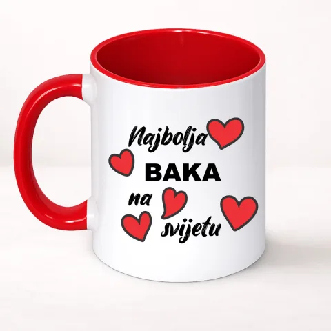 Najbolja baka na svijetu 2 - Šolja Classic – izdelek sa printom