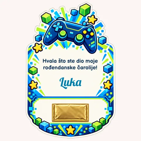Zahvalnica · Gaming avantura