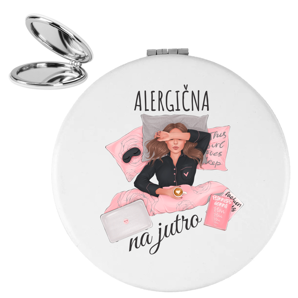 Alergična na jutro - Ogledalce – prikaz proizvoda