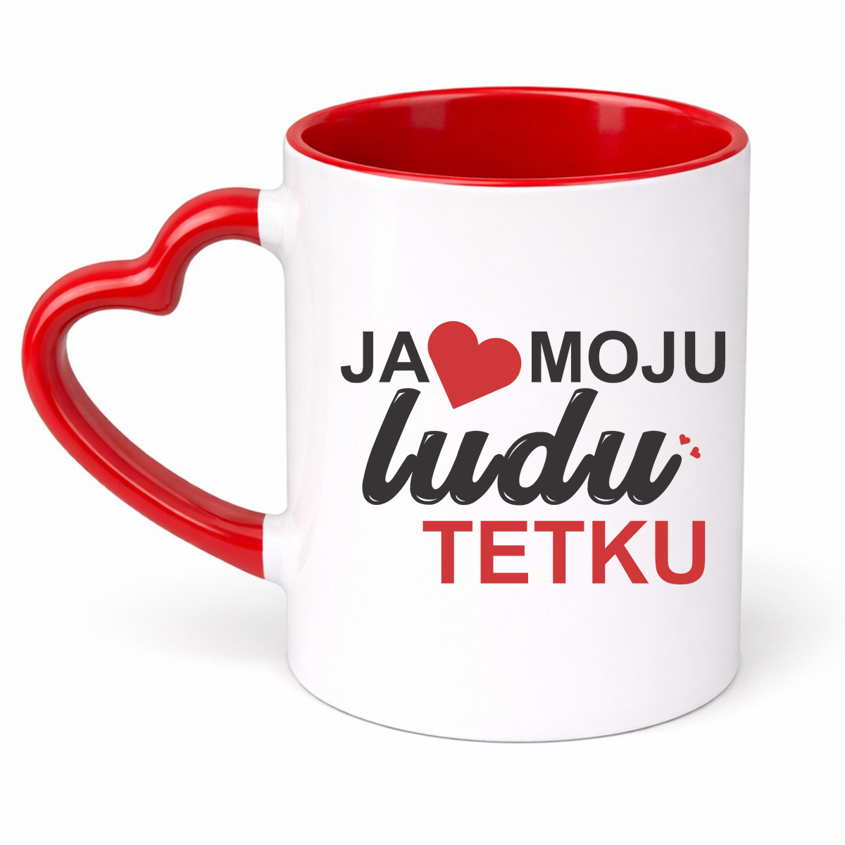 Ja volim moju ludu tetku - Šolja Srce – prikaz izdelka