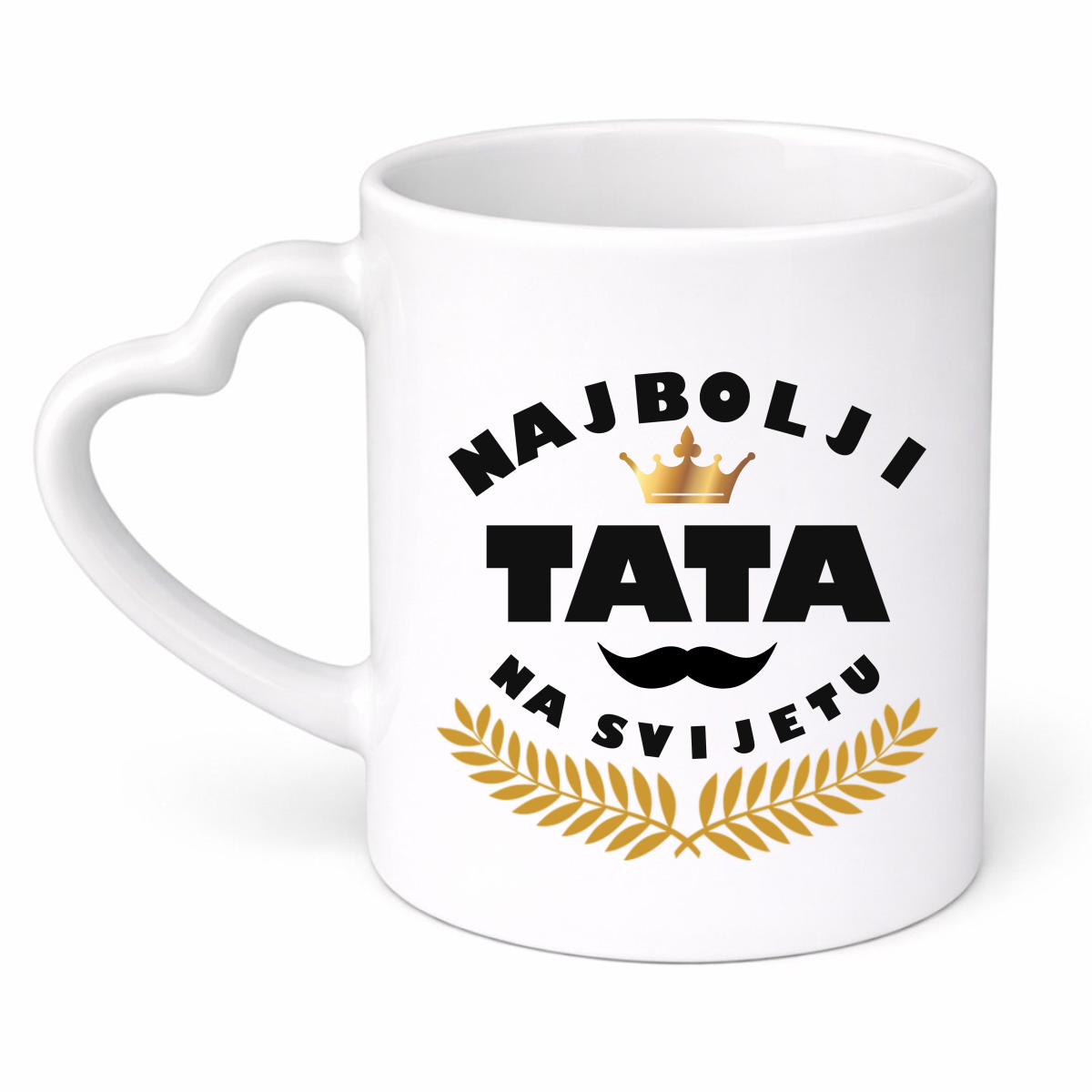 Najbolji tata na svijetu - Šolja srce – prikaz proizvoda