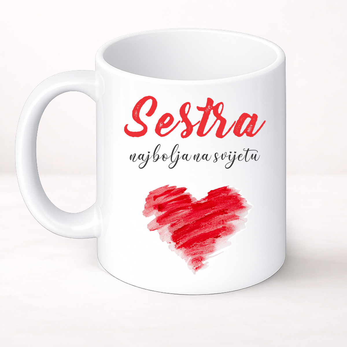 Sestra najbolja na svijetu - Šolja Classic – prikaz izdelka