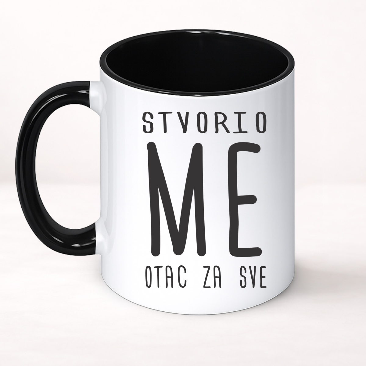 Stvorio me otac za sve - Šolja Classic – prikaz proizvoda