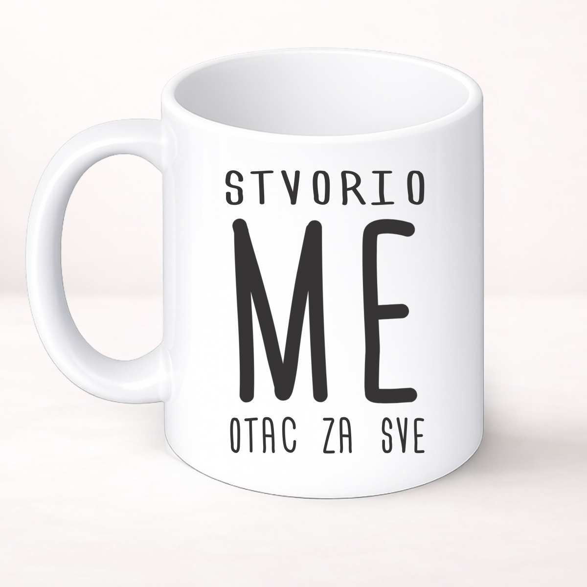 Stvorio me otac za sve - Šolja Classic – prikaz proizvoda
