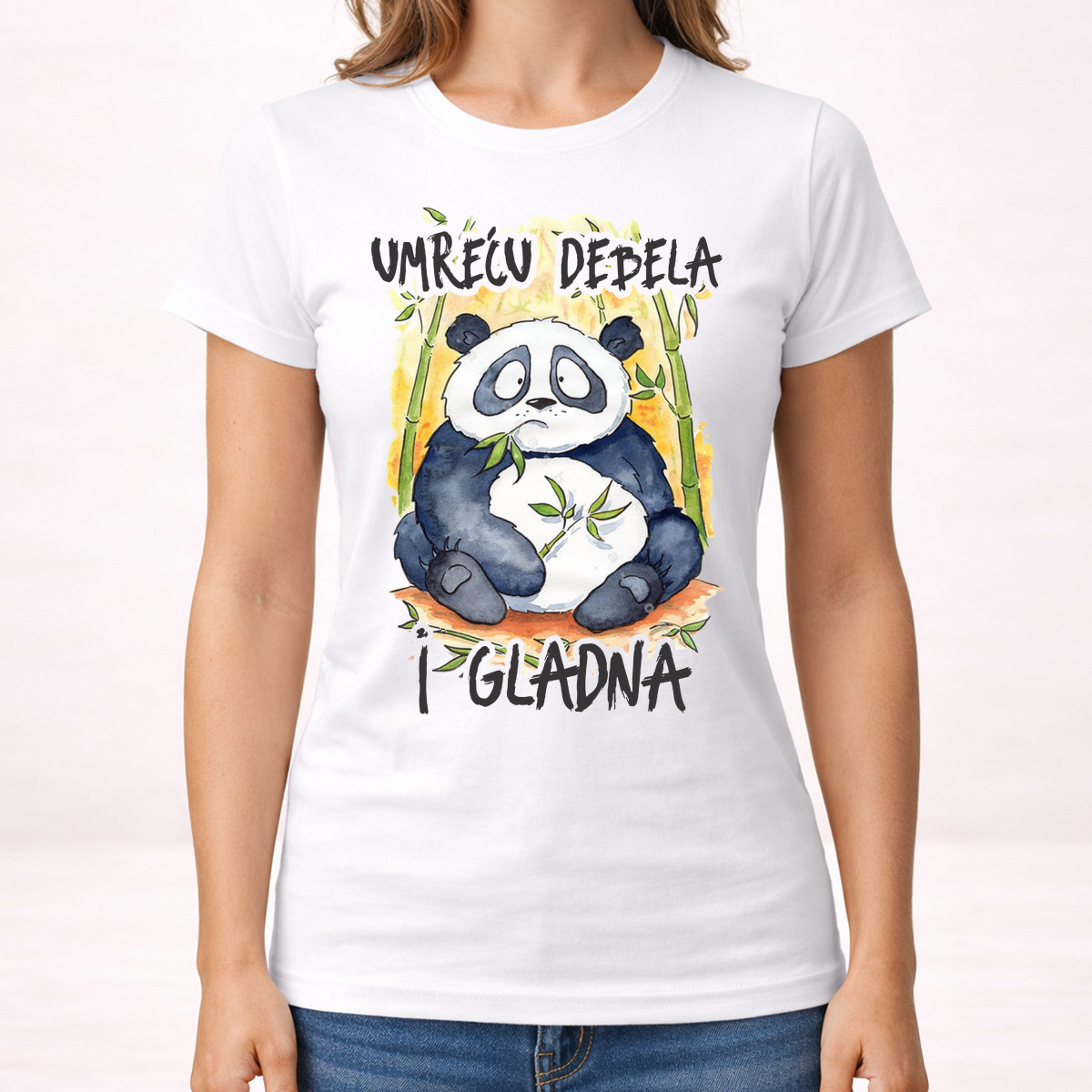 Umreću debela i gladna - Majica - Ženska – prikaz izdelka