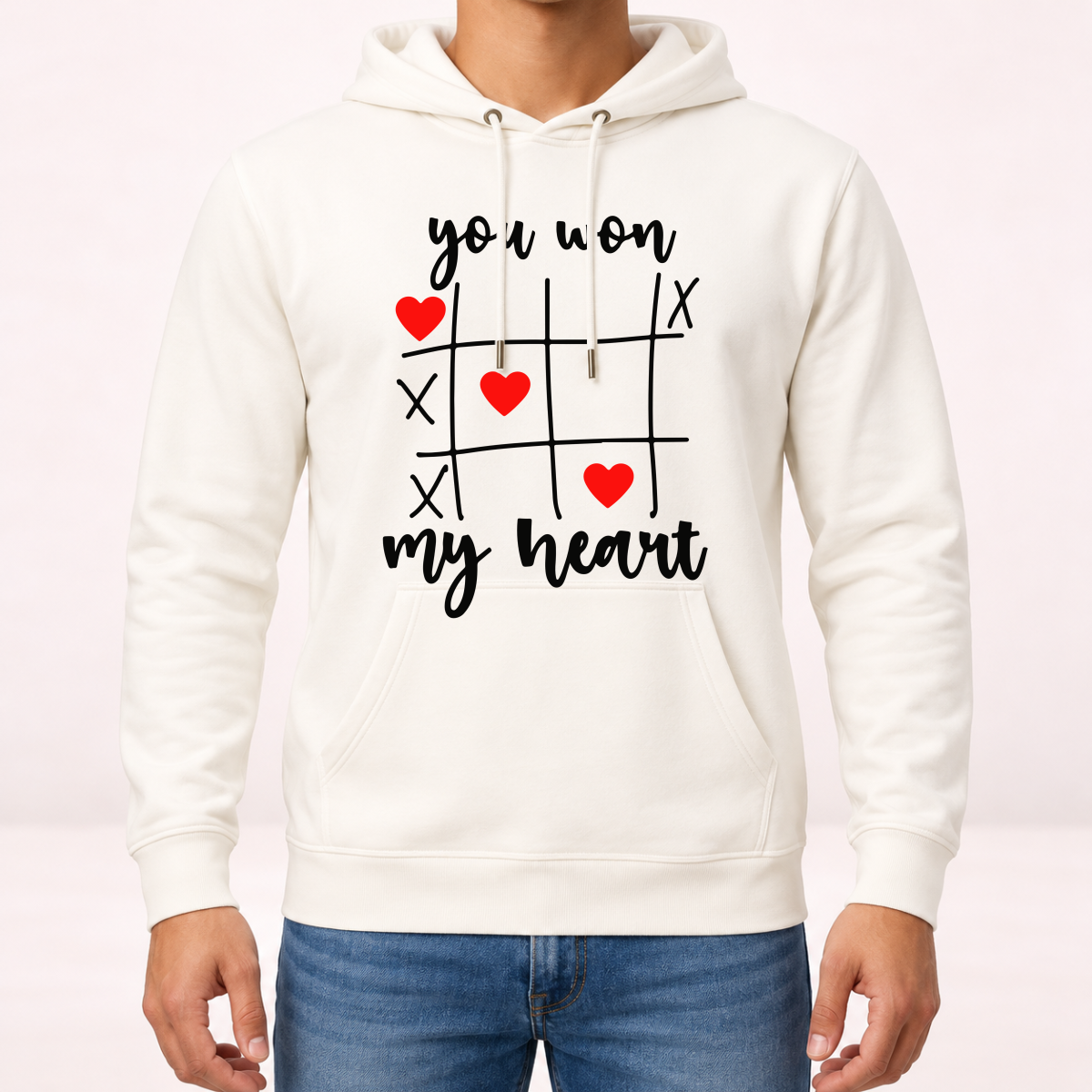 You won my heart - Dukserica sa kapuljačom – prikaz proizvoda