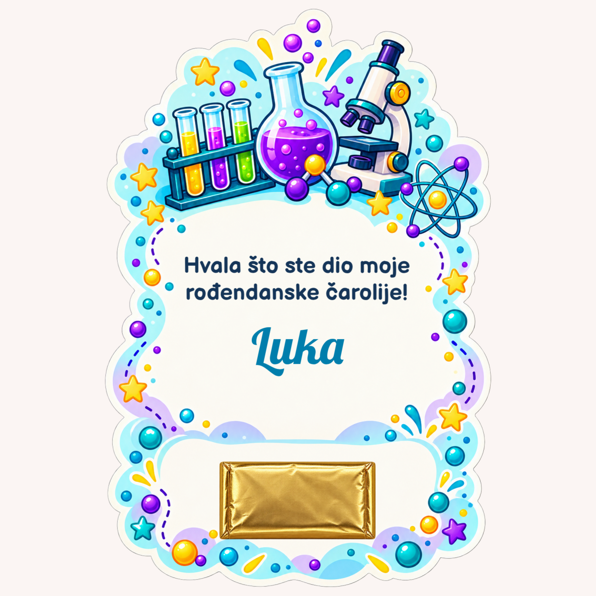 Zahvalnica · Mali naučnici – prikaz proizvoda